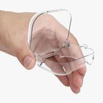 TV, Audio-Video si Foto - Portabile audio - Casti audio - Husa casti Kwmobile pentru Anker Soundcore P30i, protectie la socuri, Plastic, transparent - Infinity.ro