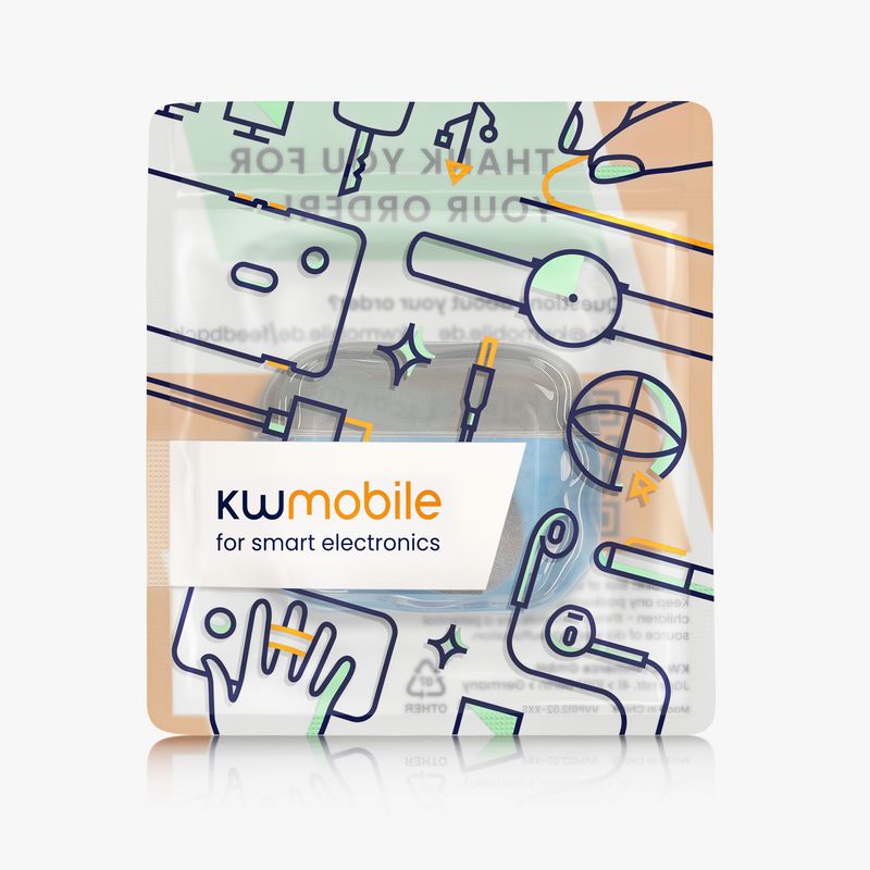TV, Audio-Video si Foto - Portabile audio - Casti audio - Husa casti Kwmobile pentru Apple AirPods Pro 2, AirPods Pro, prindere cu inel, Termoplastic, multicolor - Infinity.ro
