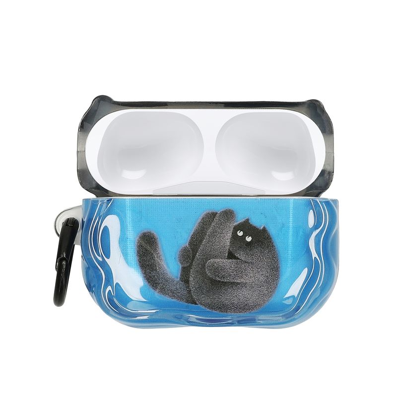 TV, Audio-Video si Foto - Portabile audio - Casti audio - Husa casti Kwmobile pentru Apple AirPods Pro 2, AirPods Pro, prindere cu inel, Termoplastic, multicolor - Infinity.ro
