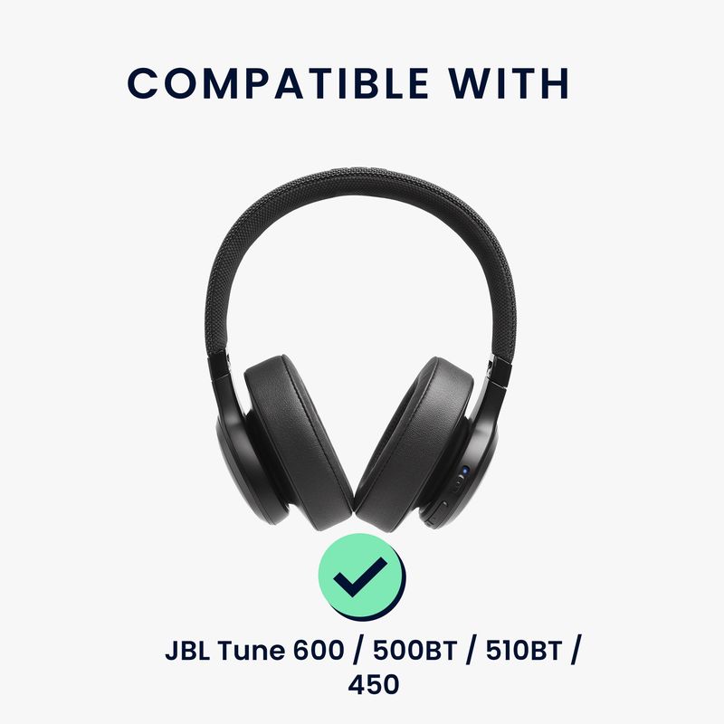 TV, Audio-Video si Foto - Portabile audio - Casti audio - Husa casti Kwmobile pentru JBL Tune 600, Tune 500BT, Tune 510BT, Tune 450, protectie la praf, Neopren, albastru - Infinity.ro