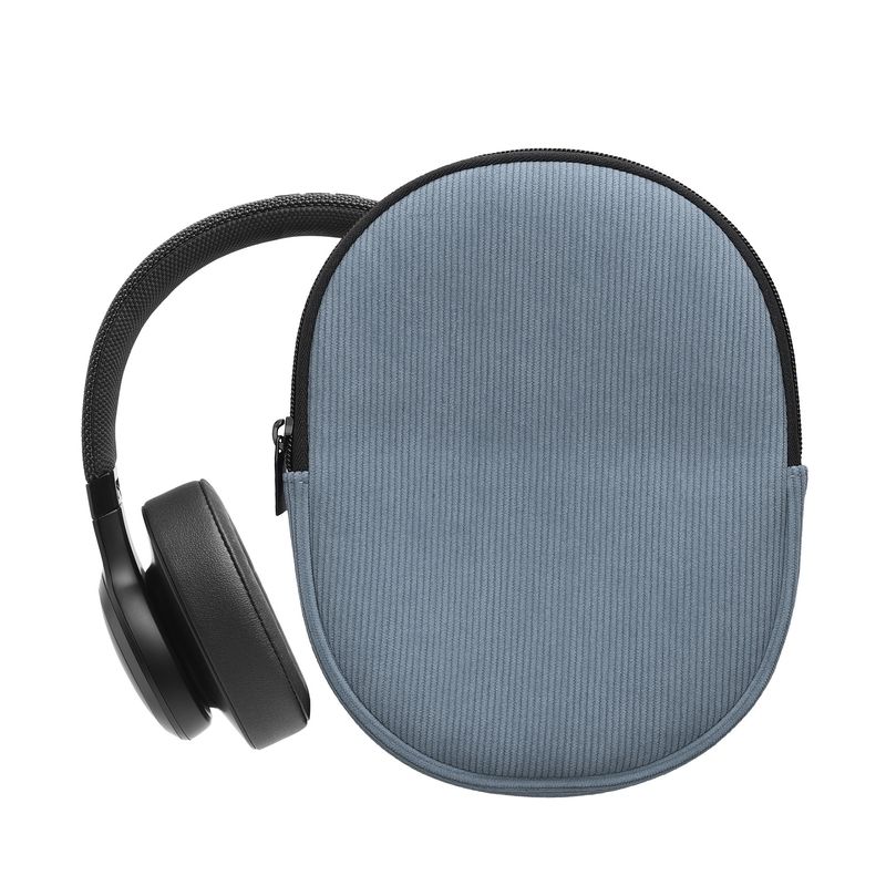 TV, Audio-Video si Foto - Portabile audio - Casti audio - Husa casti Kwmobile pentru JBL Tune 600, Tune 500BT, Tune 510BT, Tune 450, protectie la praf, Neopren, albastru - Infinity.ro