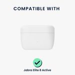 TV, Audio-Video si Foto - Portabile audio - Casti audio - Husa casti Kwmobile pentru Jabra Elite 8 Active, protectie la zgarieturi, Silicon, multicolor - Infinity.ro