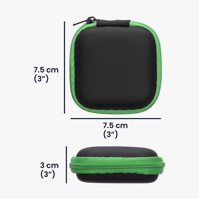 TV, Audio-Video si Foto - Portabile audio - Casti audio - Husa universala pentru casti Kwmobile, protectie la socuri, Spuma EVA, multicolor - Infinity.ro