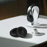 TV, Audio-Video si Foto - Portabile audio - Casti audio - Set 2 pernite pentru casti Kwmobile pentru Sennheiser HD280 Pro, confort sporit, Piele ecologica, negru - Infinity.ro