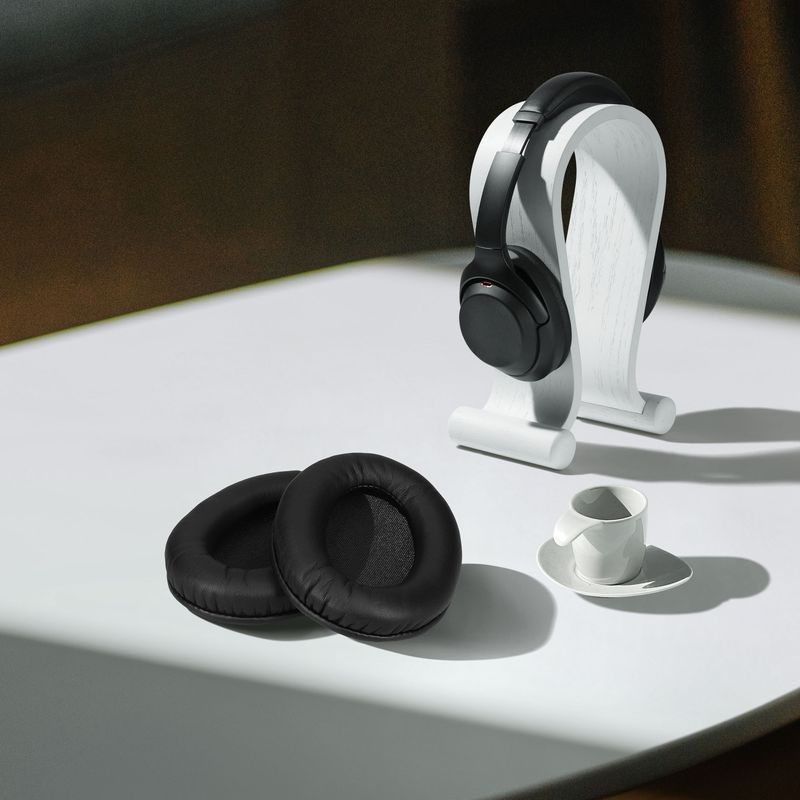 TV, Audio-Video si Foto - Portabile audio - Casti audio - Set 2 pernite pentru casti Kwmobile pentru Sennheiser HD280 Pro, confort sporit, Piele ecologica, negru - Infinity.ro