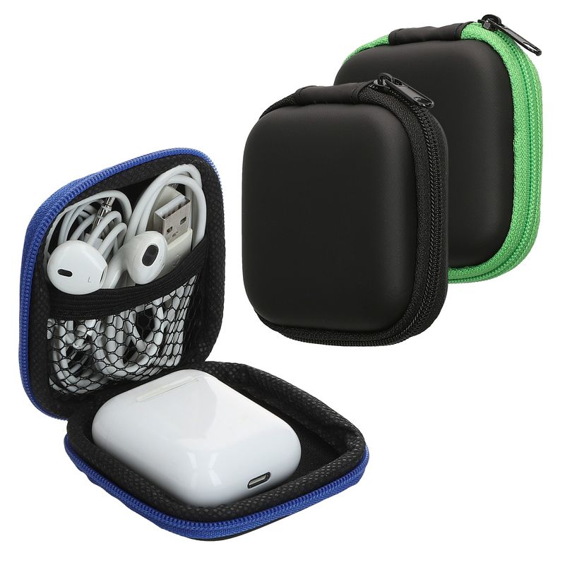 TV, Audio-Video si Foto - Portabile audio - Casti audio - Husa universala pentru casti Kwmobile, protectie la socuri, Spuma EVA, multicolor - Infinity.ro