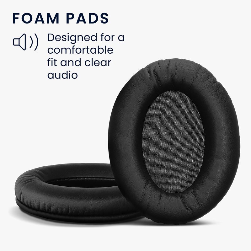 TV, Audio-Video si Foto - Portabile audio - Casti audio - Set 2 pernite pentru casti Kwmobile pentru Sennheiser HD280 Pro, confort sporit, Piele ecologica, negru - Infinity.ro