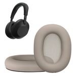 TV, Audio-Video si Foto - Portabile audio - Casti audio - Set 2 pernite pentru casti Kwmobile pentru Sony WH-1000XM6, confort sporit, Piele ecologica, gri - Infinity.ro