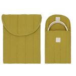 TV, Audio-Video si Foto - Portabile audio - Casti audio - Husa universala pentru casti Kwmobile, protectie la socuri, Textil, verde - Infinity.ro