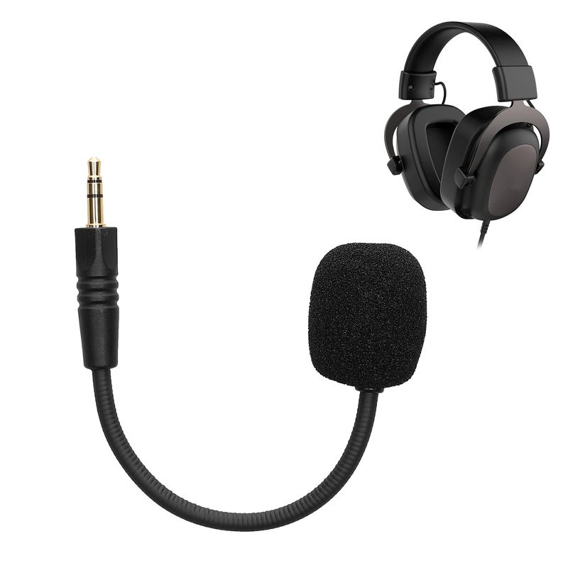 TV, Audio-Video si Foto - Portabile audio - Casti audio - Microfon de schimb Kwmobile pentru Havit H2002D, detasabil, plastic, negru - Infinity.ro