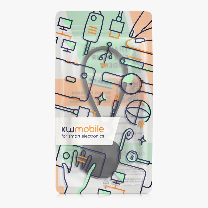 TV, Audio-Video si Foto - Portabile audio - Casti audio - Husa casti Kwmobile pentru Xiaomi Redmi Buds 6 Lite, anti-alunecare, Silicon, negru - Infinity.ro