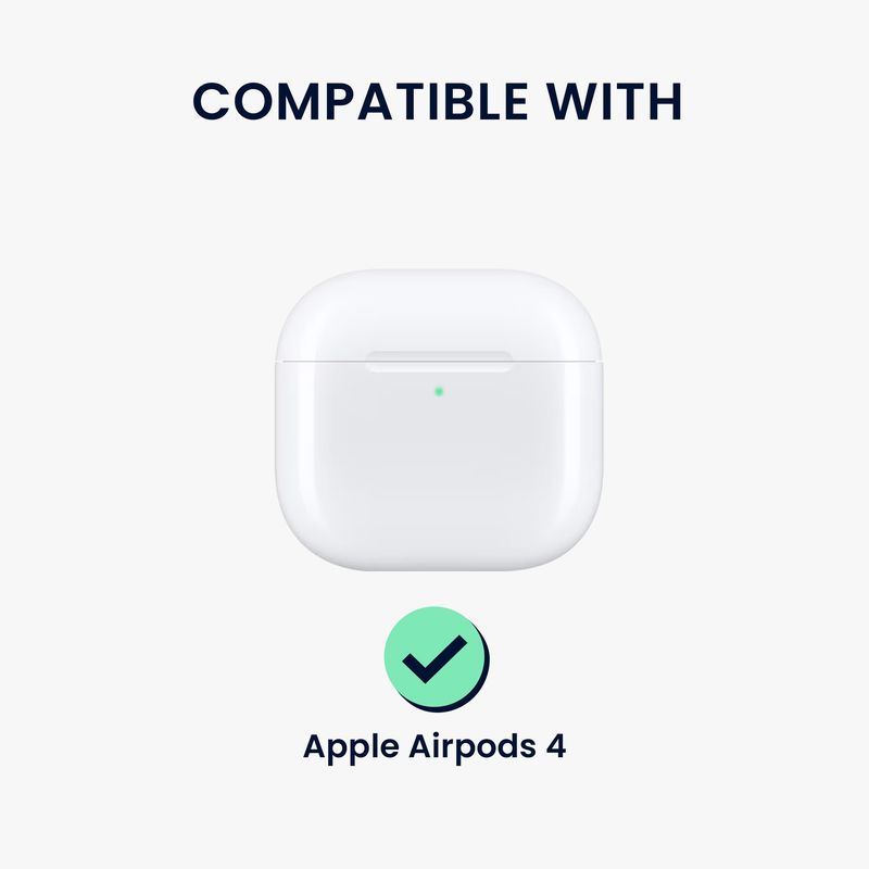TV, Audio-Video si Foto - Portabile audio - Casti audio - Husa casti Kwmobile pentru Apple AirPods 4, anti-alunecare, Silicon, roz - Infinity.ro