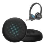TV, Audio-Video si Foto - Portabile audio - Casti audio - Set 2 pernite pentru casti Kwmobile pentru JLab Go Work Gen 2, confort sporit, Piele ecologica, negru - Infinity.ro