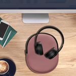 TV, Audio-Video si Foto - Portabile audio - Casti audio - Husa casti Kwmobile pentru Beats Solo 4, Beats Solo 3 Wireless, Marshall Major V, protectie la socuri, Neopren, roz - Infinity.ro