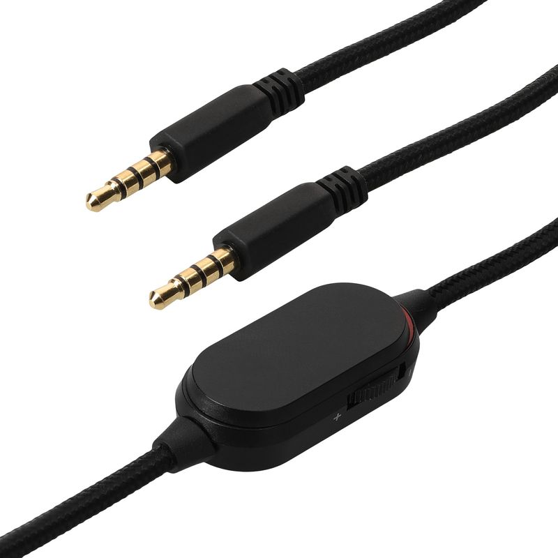 TV, Audio-Video si Foto - Portabile audio - Casti audio - Cablu Kwmobile pentru Alienware AW920H, AW720H, AW310H, AW510H, AW988, cablu detasabil, Plastic, negru - Infinity.ro