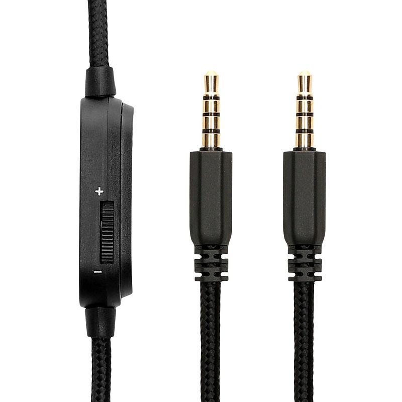 TV, Audio-Video si Foto - Portabile audio - Casti audio - Cablu Kwmobile pentru Alienware AW920H, AW720H, AW310H, AW510H, AW988, cablu detasabil, Plastic, negru - Infinity.ro