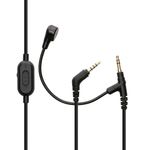 TV, Audio-Video si Foto - Portabile audio - Casti audio - Cablu Kwmobile pentru Sony WH-1000XM5, WH-1000XM4, MDR-100ABN, V-MODA, cablu detasabil, Plastic, negru - Infinity.ro