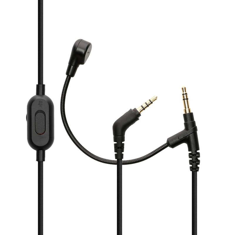 TV, Audio-Video si Foto - Portabile audio - Casti audio - Cablu Kwmobile pentru Sony WH-1000XM5, WH-1000XM4, MDR-100ABN, V-MODA, cablu detasabil, Plastic, negru - Infinity.ro