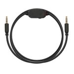 TV, Audio-Video si Foto - Portabile audio - Casti audio - Cablu Kwmobile pentru Alienware AW920H, AW720H, AW310H, AW510H, AW988, cablu detasabil, Plastic, negru - Infinity.ro