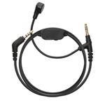 TV, Audio-Video si Foto - Portabile audio - Casti audio - Cablu Kwmobile pentru Sony WH-1000XM5, WH-1000XM4, MDR-100ABN, V-MODA, cablu detasabil, Plastic, negru - Infinity.ro