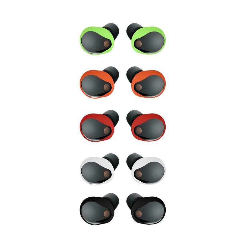 TV, Audio-Video si Foto - Portabile audio - Casti audio - Husa casti Kwmobile pentru Sony WF-1000XM5, protectie la zgarieturi, Silicon, multicolor - Infinity.ro