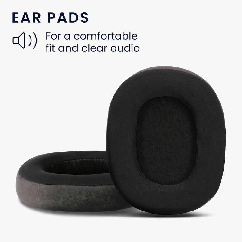 TV, Audio-Video si Foto - Portabile audio - Casti audio - Set 2 pernite pentru casti Kwmobile pentru Razer BlackShark V2 Pro (2023), confort sporit, Piele ecologica, negru - Infinity.ro
