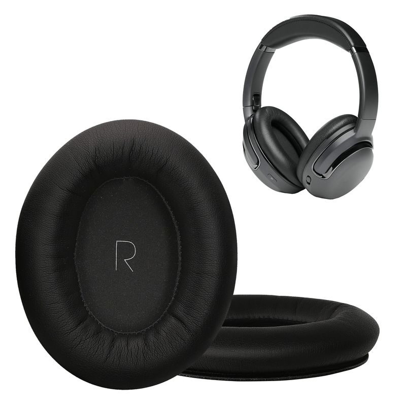 TV, Audio-Video si Foto - Portabile audio - Casti audio - Set 2 pernite pentru casti Kwmobile pentru JBL Tour One, confort sporit, Piele ecologica, negru - Infinity.ro