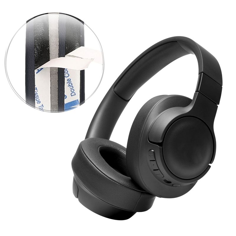 TV, Audio-Video si Foto - Portabile audio - Casti audio - Banda pentru casti Kwmobile pentru JBL Tune T760NC, Tune T750BTNC, Tune T710BT, Tune T700BT, Piele ecologica, albastru - Infinity.ro