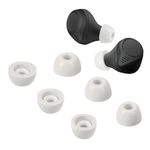 TV, Audio-Video si Foto - Portabile audio - Casti audio - Set 6 dopuri pentru casti Kwmobile pentru Jabra Elite 75t, 65t, Active, confort sporit, Spuma cu memorie, gri - Infinity.ro