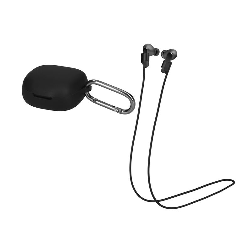 TV, Audio-Video si Foto - Portabile audio - Casti audio - Husa casti Kwmobile pentru JBL Live Pro Plus, anti-alunecare, Silicon, negru - Infinity.ro