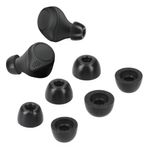 TV, Audio-Video si Foto - Portabile audio - Casti audio - Set 6 dopuri pentru casti Kwmobile pentru Jabra Elite 75t, 65t, Active, confort sporit, Spuma cu memorie, negru - Infinity.ro