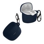 TV, Audio-Video si Foto - Portabile audio - Casti audio - Husa casti Kwmobile pentru JBL Tune Flex, protectie la zgarieturi, Silicon, albastru - Infinity.ro