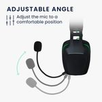 TV, Audio-Video si Foto - Portabile audio - Casti audio - Microfon de schimb Kwmobile pentru Razer Electra V2 / Electra V1, detasabil, plastic, negru - Infinity.ro