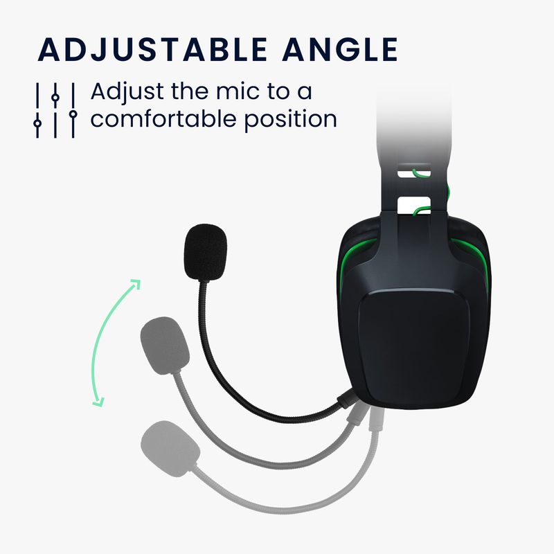 TV, Audio-Video si Foto - Portabile audio - Casti audio - Microfon de schimb Kwmobile pentru Razer Electra V2 / Electra V1, detasabil, plastic, negru - Infinity.ro