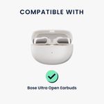 TV, Audio-Video si Foto - Portabile audio - Casti audio - Husa casti Kwmobile pentru Bose Ultra Open Earbuds, functie stand, Termoplastic, transparent - Infinity.ro