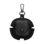 TV, Audio-Video si Foto - Portabile audio - Casti audio - Husa casti Kwmobile pentru Xiaomi Redmi Buds 6 Lite, protectie la zgarieturi, Piele ecologica, negru - Infinity.ro
