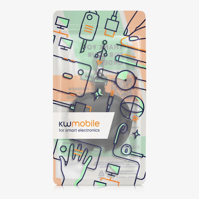 TV, Audio-Video si Foto - Portabile audio - Casti audio - Husa casti Kwmobile pentru Xiaomi Redmi Buds 6 Lite, protectie la zgarieturi, Piele ecologica, negru - Infinity.ro