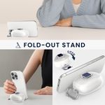 TV, Audio-Video si Foto - Portabile audio - Casti audio - Husa casti Kwmobile pentru Bose Ultra Open Earbuds, functie stand, Termoplastic, transparent - Infinity.ro