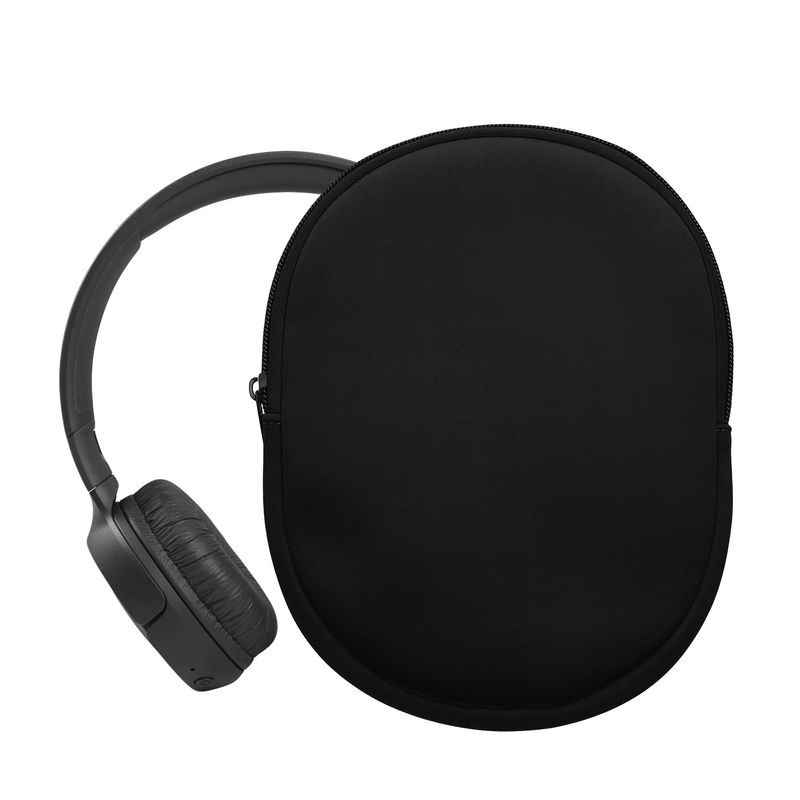 TV, Audio-Video si Foto - Portabile audio - Casti audio - Husa casti Kwmobile pentru JBL Tune 600, Tune 500BT, Tune 510BT, Tune 450, protectie la socuri, Neopren, negru - Infinity.ro