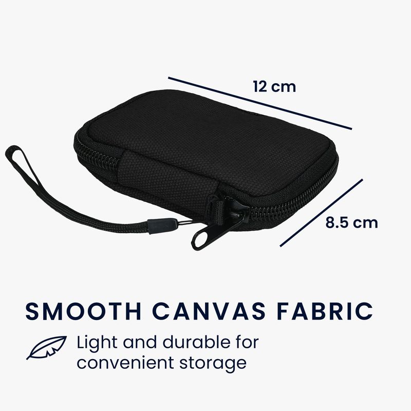 TV, Audio-Video si Foto - Portabile audio - Casti audio - Husa universala pentru casti Kwmobile, protectie la zgarieturi, Panza, negru - Infinity.ro