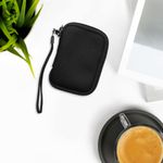 TV, Audio-Video si Foto - Portabile audio - Casti audio - Husa universala pentru casti Kwmobile, protectie la zgarieturi, Panza, negru - Infinity.ro