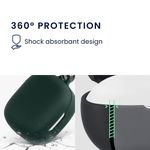 TV, Audio-Video si Foto - Portabile audio - Casti audio - Husa casti Kwmobile pentru JBL Live Pro 2 TWS, protectie la zgarieturi, Silicon, verde - Infinity.ro