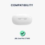 TV, Audio-Video si Foto - Portabile audio - Casti audio - Husa casti Kwmobile pentru JBL Live Pro 2 TWS, protectie la zgarieturi, Silicon, verde - Infinity.ro