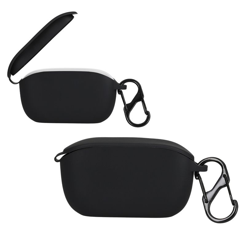 TV, Audio-Video si Foto - Portabile audio - Casti audio - Husa casti Kwmobile pentru JBL Wave 100TWS, protectie la zgarieturi, Silicon, negru - Infinity.ro