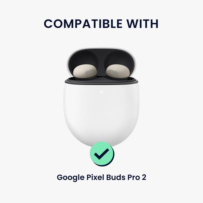 TV, Audio-Video si Foto - Portabile audio - Casti audio - Set 6 dopuri pentru casti Kwmobile pentru Google Pixel Buds Pro 2, confort sporit, Silicon, alb - Infinity.ro