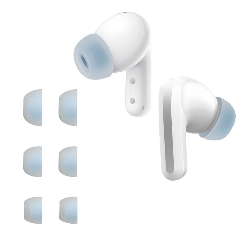 TV, Audio-Video si Foto - Portabile audio - Casti audio - Set 6 dopuri pentru casti Kwmobile pentru Xiaomi Redmi Buds 5, confort sporit, Silicon, albastru - Infinity.ro