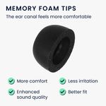 TV, Audio-Video si Foto - Portabile audio - Casti audio - Set 6 dopuri pentru casti Kwmobile pentru Beats Powerbeats Pro 2, confort sporit, Spuma cu memorie, negru - Infinity.ro