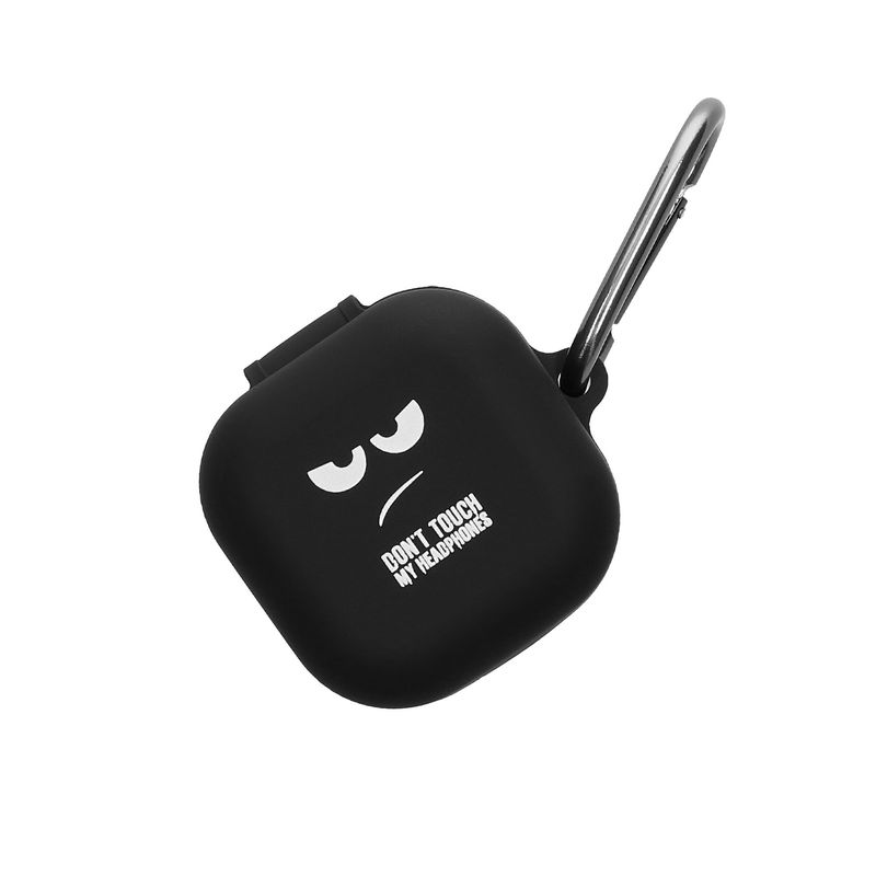 TV, Audio-Video si Foto - Portabile audio - Casti audio - Husa casti Kwmobile pentru Samsung Galaxy Buds 4, Galaxy Buds 4 Pro, protectie la zgarieturi, Silicon, alb, negru - Infinity.ro