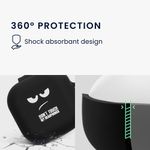 TV, Audio-Video si Foto - Portabile audio - Casti audio - Husa casti Kwmobile pentru Samsung Galaxy Buds 4, Galaxy Buds 4 Pro, protectie la zgarieturi, Silicon, alb, negru - Infinity.ro