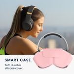 TV, Audio-Video si Foto - Portabile audio - Casti audio - Husa casti Kwmobile pentru Nothing Headphone (1), protectie la zgarieturi, Silicon, roz - Infinity.ro
